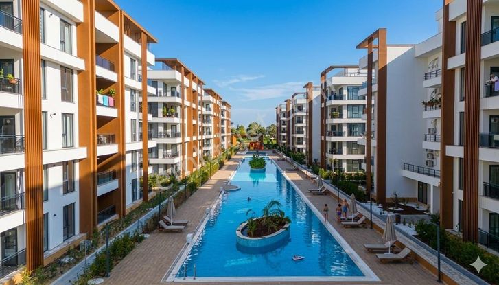 Geniş 1+1 Ara Kat / Havuzlu Sitede / Yeniköy