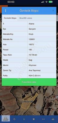 Adakent Den Kılıçlı Köyü Yakını Hisse