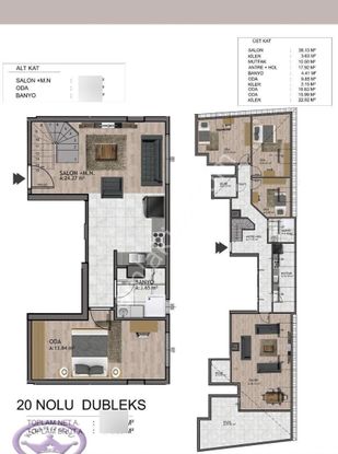 Maltepe Adatepe Sahilde Deniz Manzaralı 4+2 Çatı Dubleksi