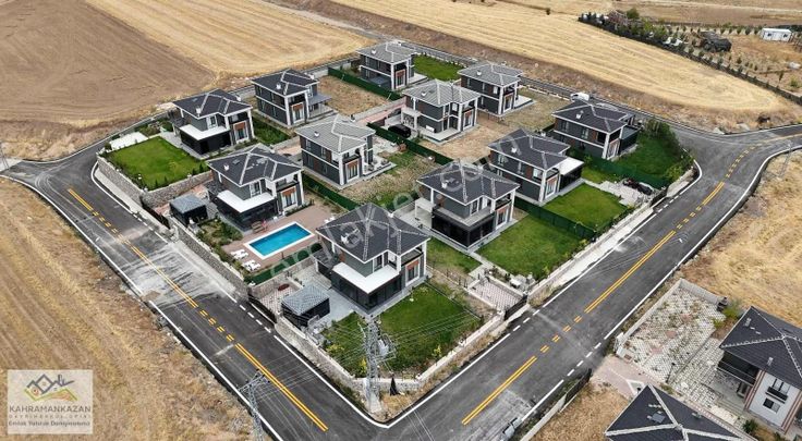 K.kazan Gyo'dan Ultra Lüks Villa 4+1 Kış Bahçeli