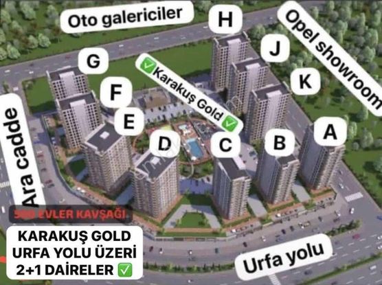Rotadan Karakuş Yapıda Satılık 2+1 Daire