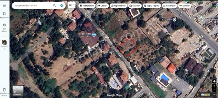 Sahibinden Çavuşbaşı Baklacı Mah. 978m² Brüt - 661m² Net Villa İmarlı Arsa
