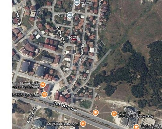 Sahibinden Çerkezköy Tepede Satılık İmarlı Arsa