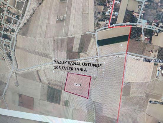 Yazlık Mahallesinde 105 Evlek Tarla