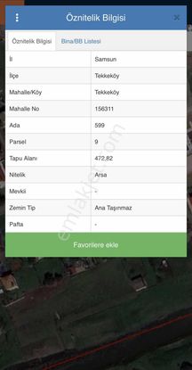Yağmur Emlaktan Satılık Çiftlik Mahallesinde Satılık Arsa