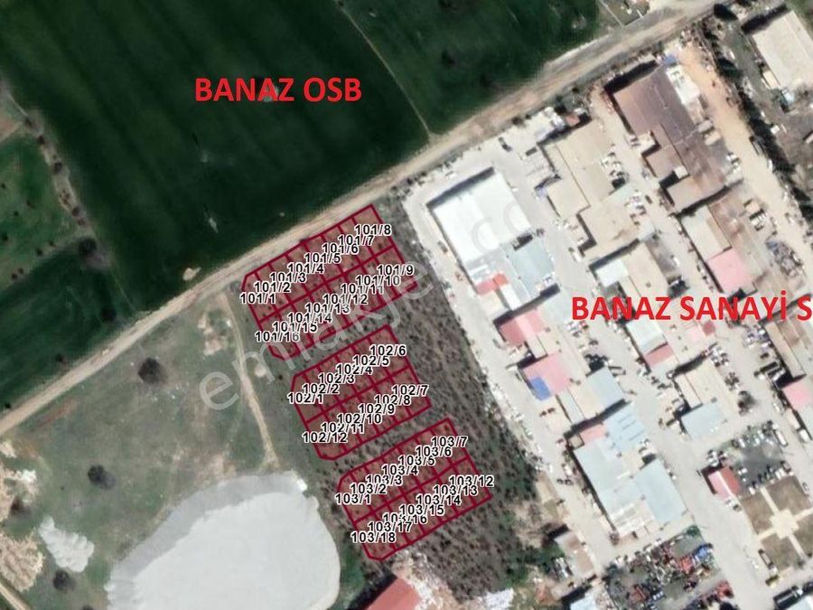 usak banaz satilik arsa fiyatlari ve ilanlari